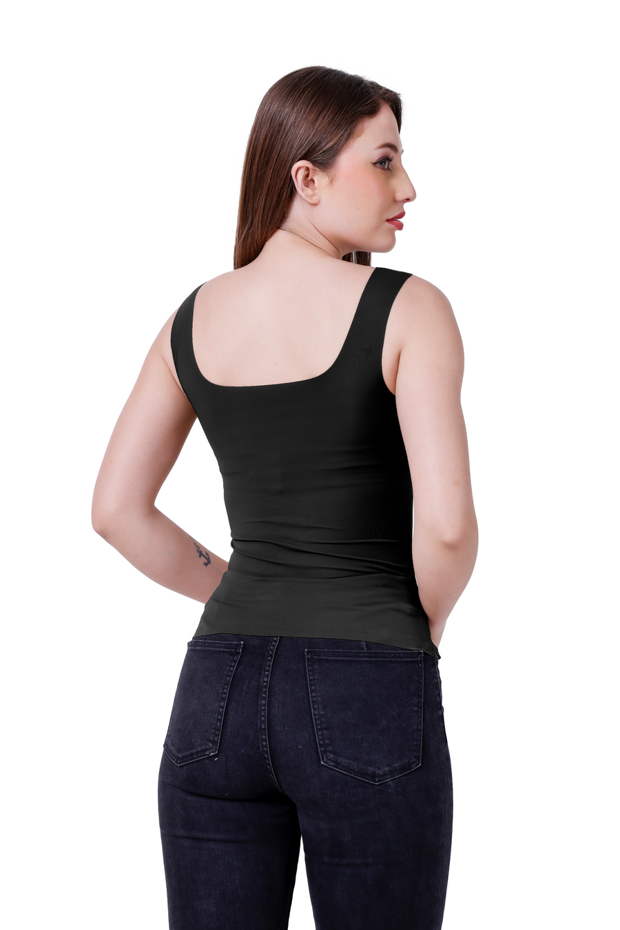 Seamless Padded Camisole for Women – In-Built Bra Tank Top | Removable Pads | Stretchable & Comfortable Daily Wear
