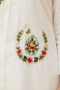 Cream Handwork Co-ord Set