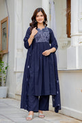 Premium Cotton Taj Super Embroidered 3-Piece Suit