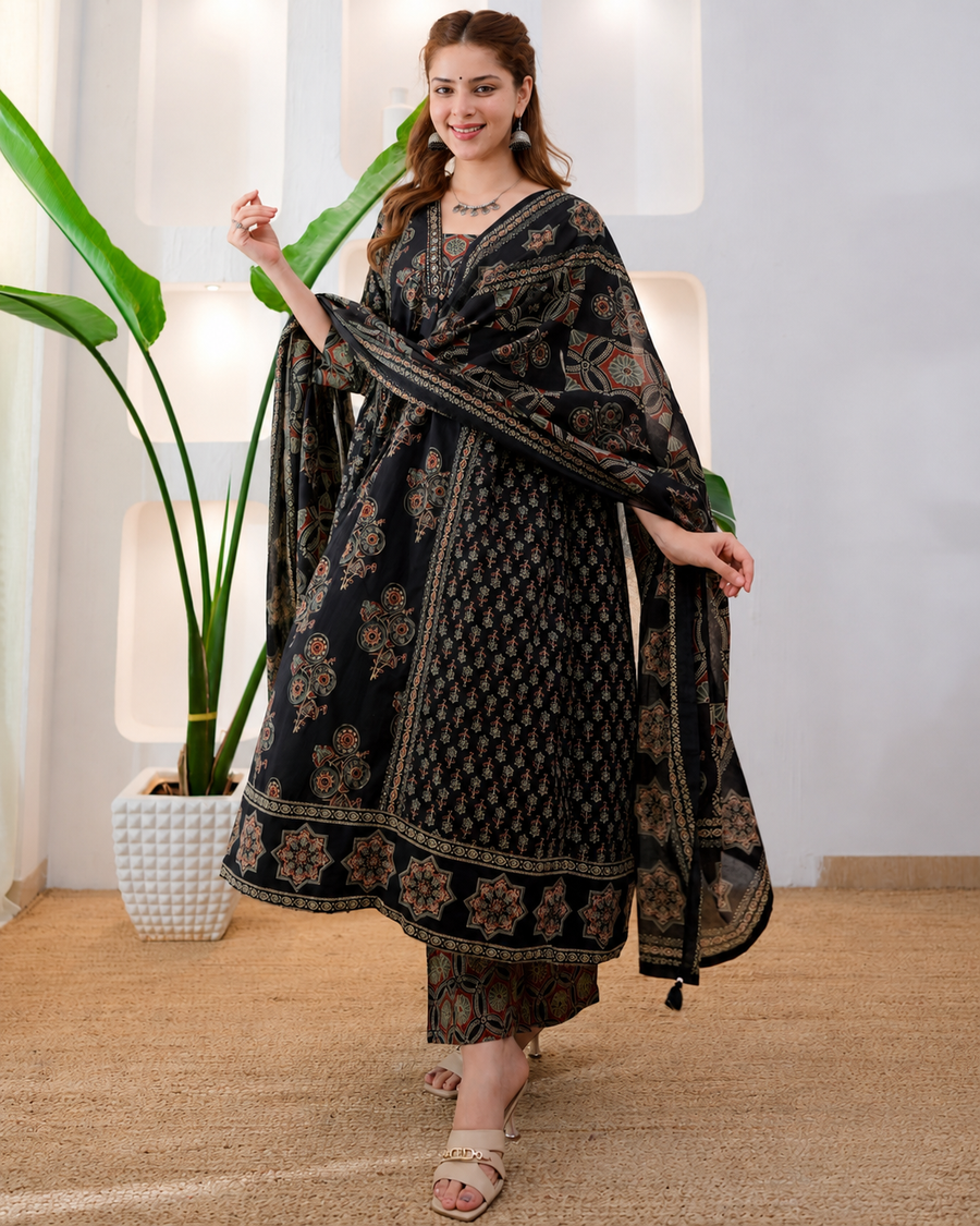 Premium Festive Anarkali 3-Piece Suit