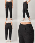 Black Premium Cotton Flex Pants