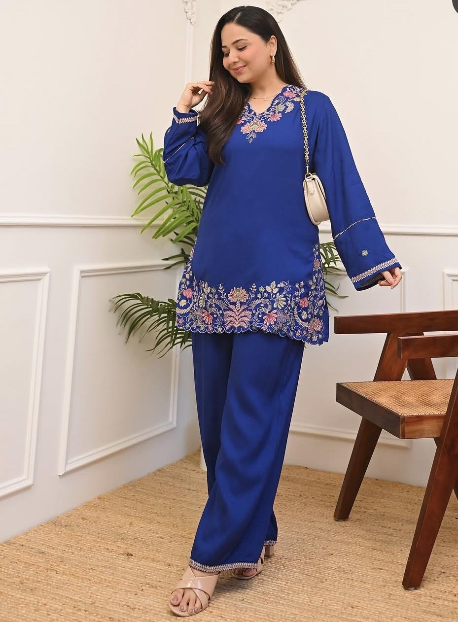 Designer Embroidered Co-Ord Set for Women