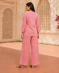Blush Pink Hand Embroidered Co-ord Set