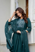 Premium Cotton Taj Super Embroidered 3-Piece Suit