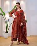 Premium Festive Anarkali 3-Piece Suit