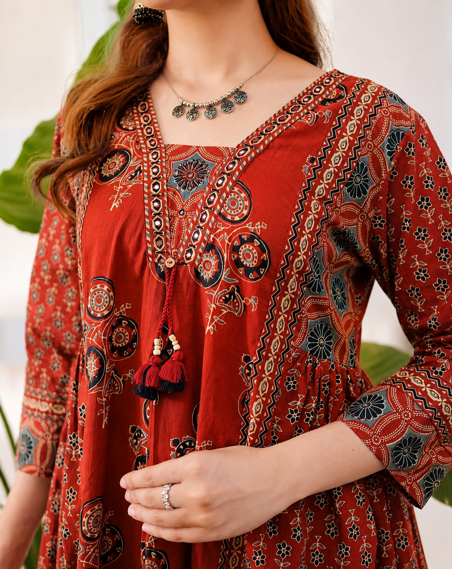 Premium Festive Anarkali 3-Piece Suit