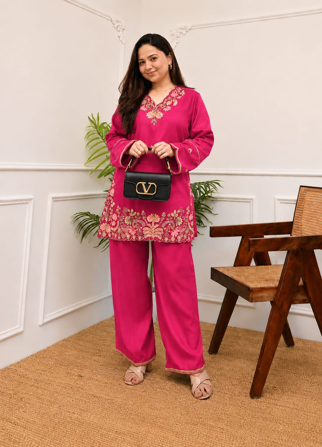Designer Embroidered Co-Ord Set for Women