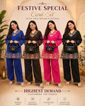 Designer Embroidered Co-Ord Set for Women