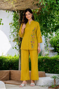 Green Handwork Co-ord Set