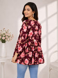 Maroon Alia Cut Top