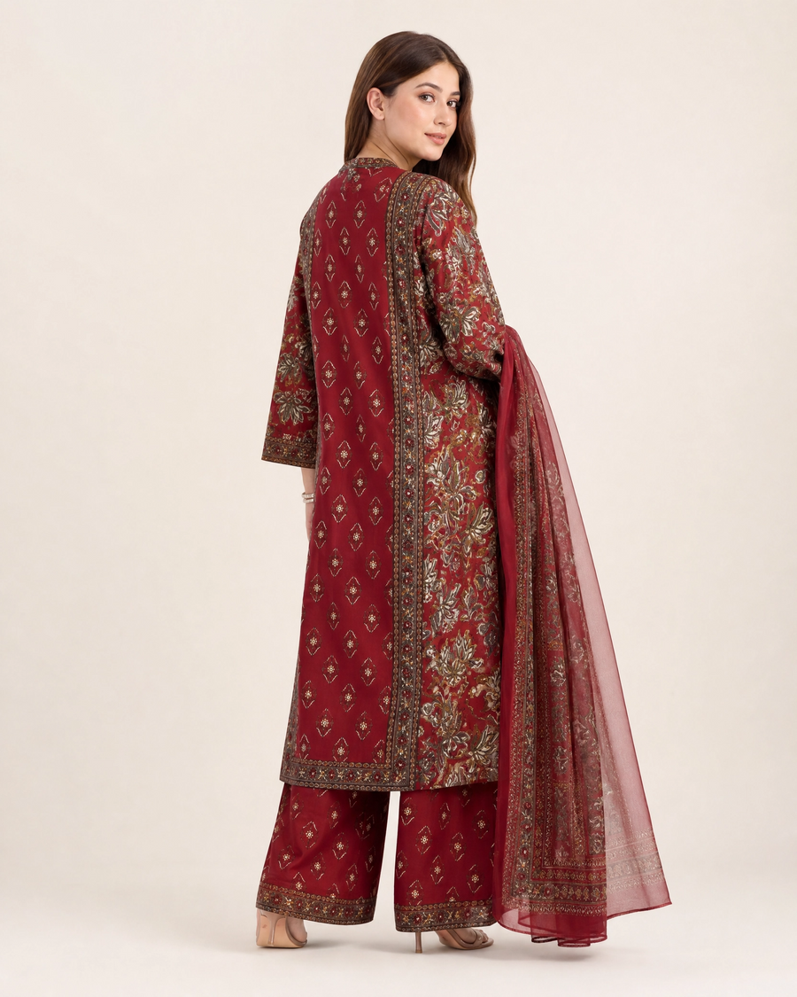 Premium Anarkali 3-Piece Suit